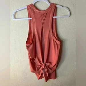 Lululemon All Tied Up Tank *Wash Sublimado Pigment Dye Rustic Coral 4